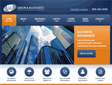 Tablet Screenshot of greeninsure.com